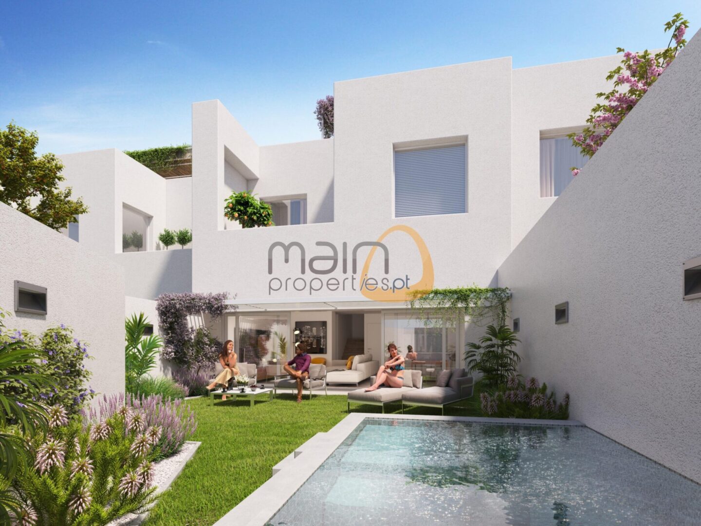 New 2 bedroom villa in the center of Almancil